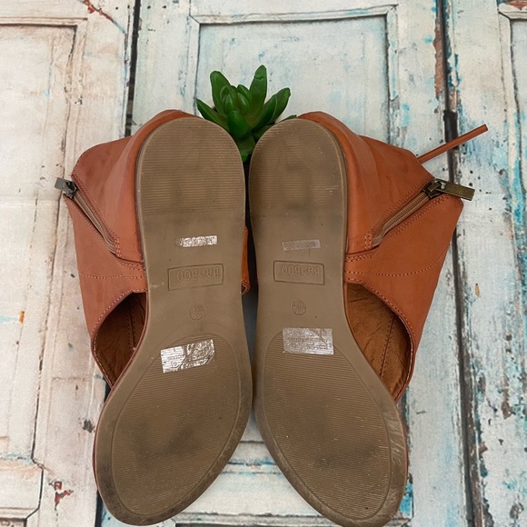 Bamboo zip and lace up sandals - Picture 4 of 6